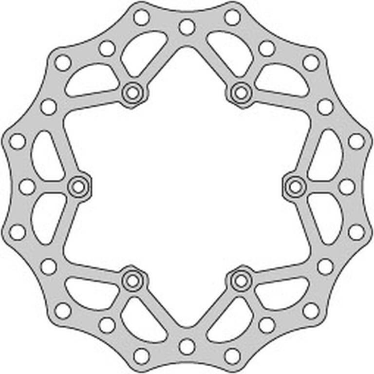 Delta Braking Tarcza Hamulcowa Tył Ktm 2T/4T '91-21, Husaberg, Husqvarna, G