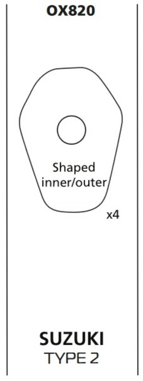 Oxford Mocowanie Zaślepka Kierunkowskazu Kierunkowskazów Do Suzuki Sv 650 - zdjęcie 2