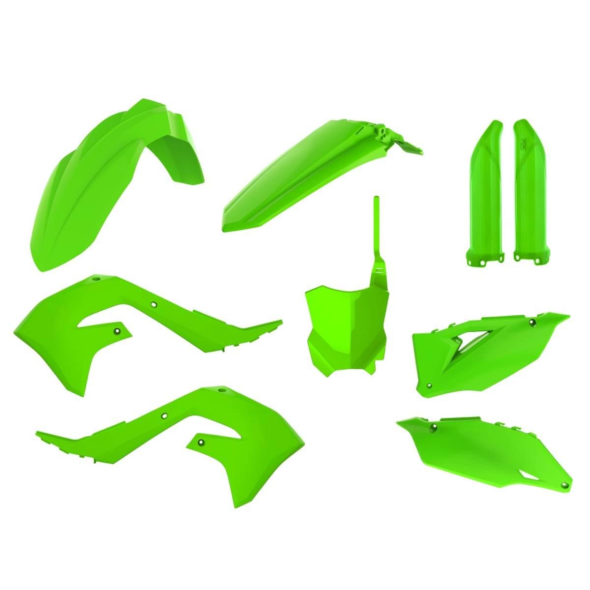 Polisport Komplet Plastików Kawasaki Kxf 250 '21-'24; Kxf 450 '19-'23 W Zes