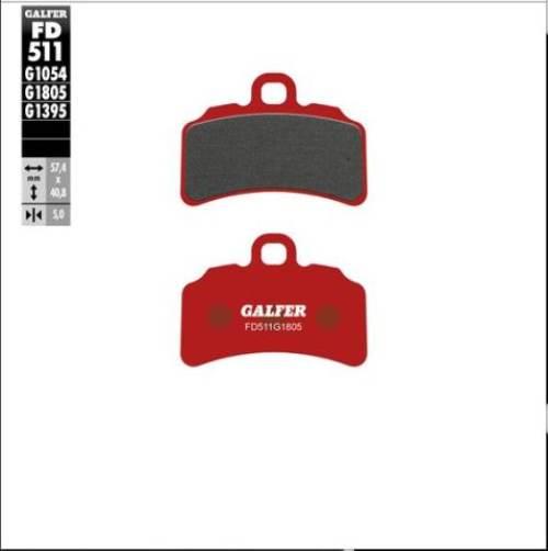 Galfer Klocki Hamulcowe Półmetaliczne Beta Evo 125 250 300 '17-'23, Gas Gas