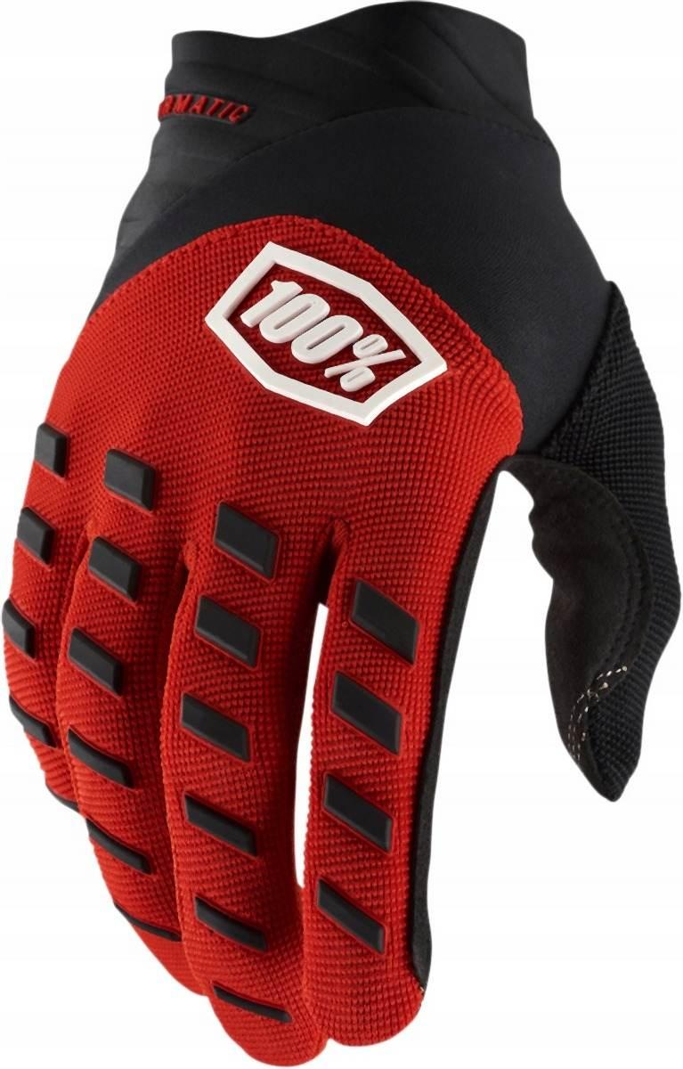 100 Procent Rękawice Cross/Enduro Airmatic Red/Black Kolor Czerwony/Czarny