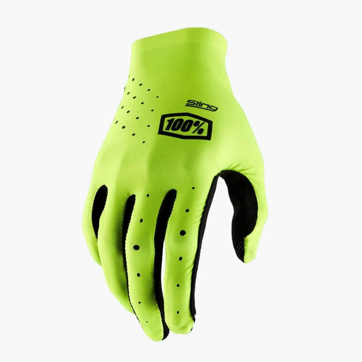 100 Procent Rękawice Cross/Enduro Sling Mx Fluo Yellow Kolor Zółty Fluo/Cza
