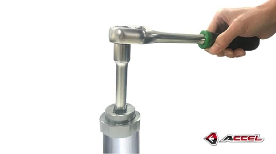 Accel Klucz Do Serwisu Zawieszeń Przednich Showa Dwukomorowych Zestaw Adapt - zdjęcie 3