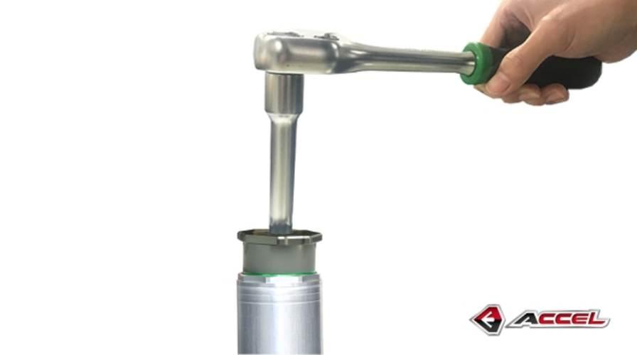 Accel Klucz Do Serwisu Zawieszeń Przednich Showa Dwukomorowych Zestaw Adapt - zdjęcie 4