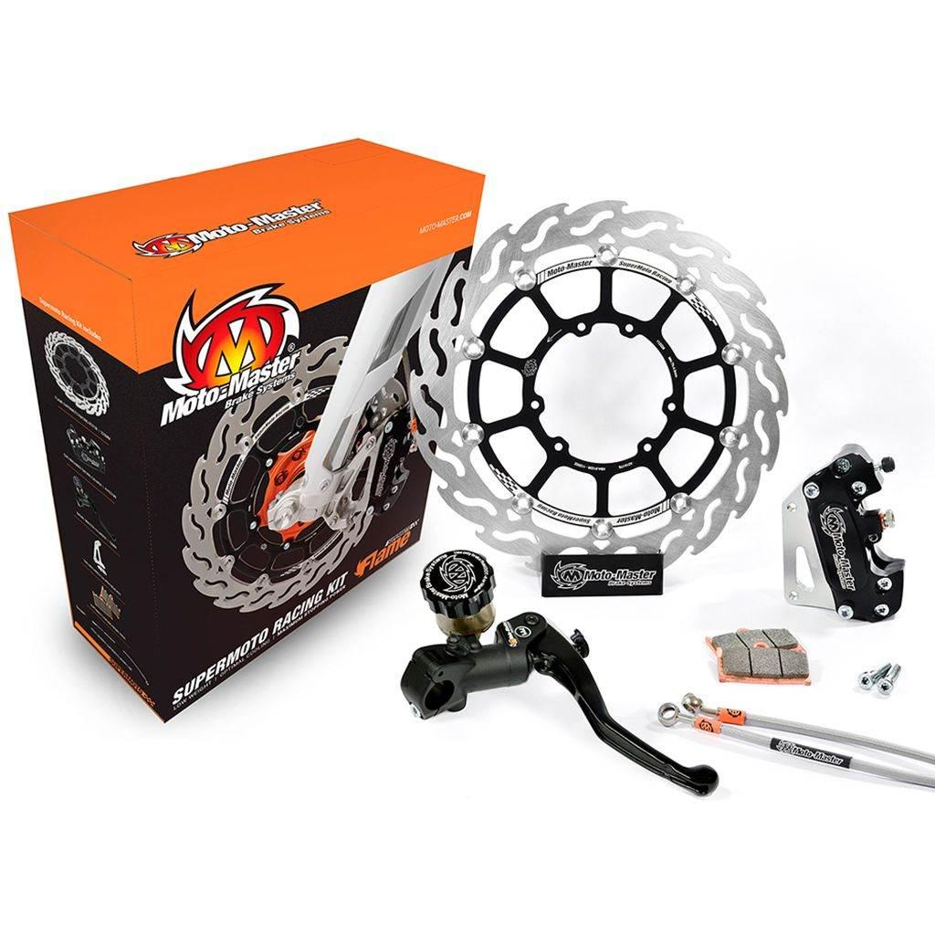 Moto-Master Zestaw Hamulcowy Kompletny Supermoto 320Mm Do Motocykli Z Lampą