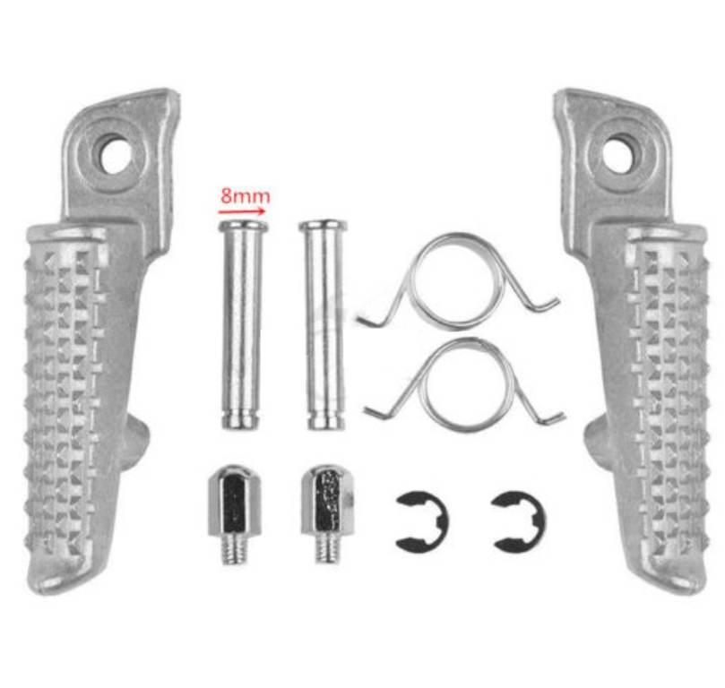 Biketec Parts Zestaw Podnóżków Podnóżki Kierowcy Kompletny Z Mocowaniami Ho