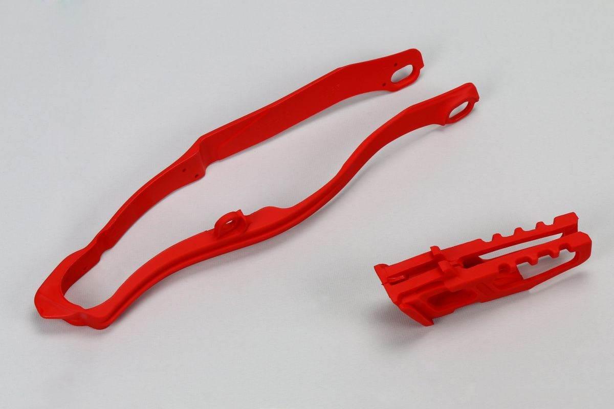 Ufo Komplet Ślizg Ho04663070 + Prowadnica Ho04662070 Łańcucha Honda Crf 250
