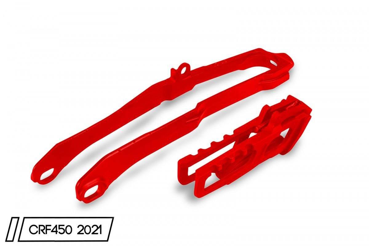 Ufo Komplet Ślizg + Prowadnica Łańcucha Honda Crf 250 R '20-'25 Crf 250 Rx