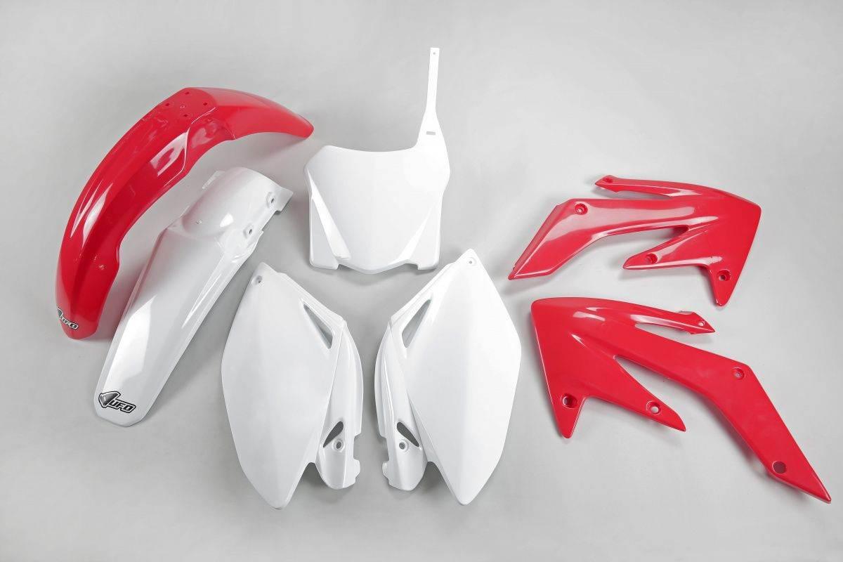 Ufo Komplet Plastików Honda Crf 250R '08-09, Kolor Oem '09 Czerwony/Biały