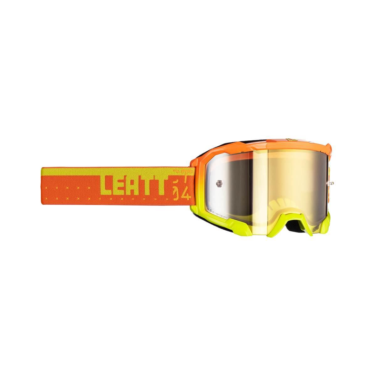 Leatt Gogle Velocity 4.5 Iriz Goggle Citrus Bronz Uc 68% - Kolor Pomarańczo
