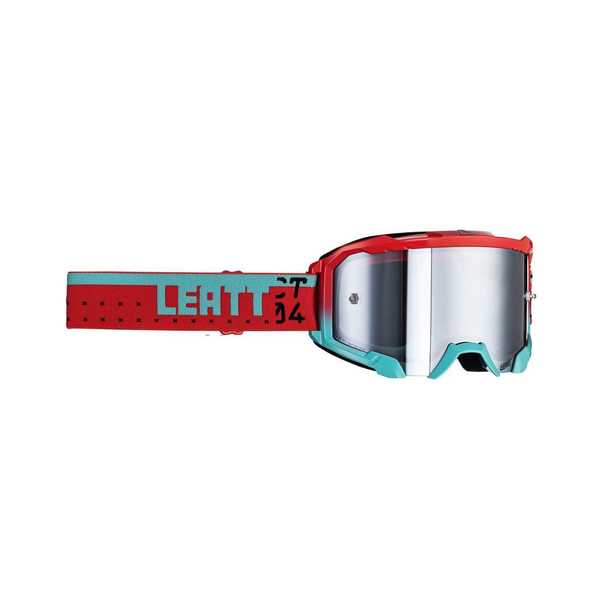 Leatt Gogle Velocity 4.5 Iriz Goggle Fuel Silver 50% - Kolor Niebieski/Czer