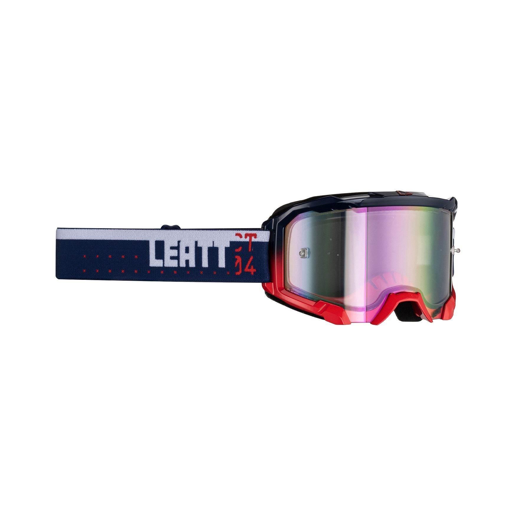 Leatt Gogle Velocity 4.5 Iriz Goggle Royal Purple 78% - Kolor Granatowy/Cze