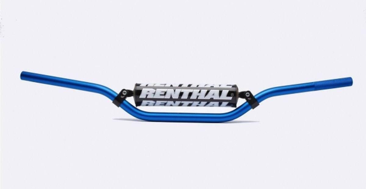 Renthal Kierownica 7/8 Cala 22Mm Mx Handlebar Blue Enduro Padded Kolor Nieb