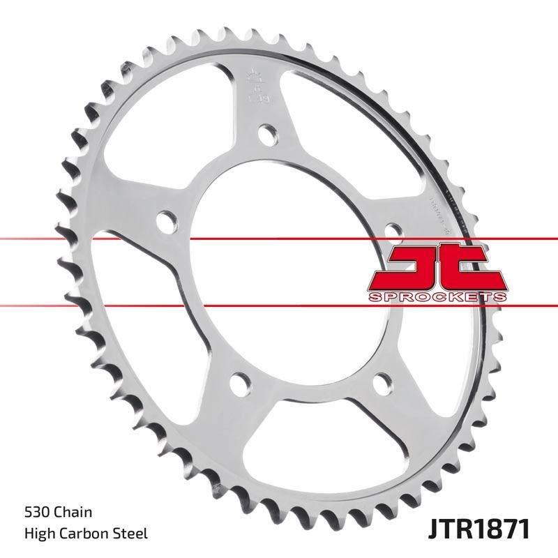 Jt Zębatka Tylna 4448 48 Yamaha R6 '99-'02 444848Jt Łańc. 530 Czarna - zdjęcie 2