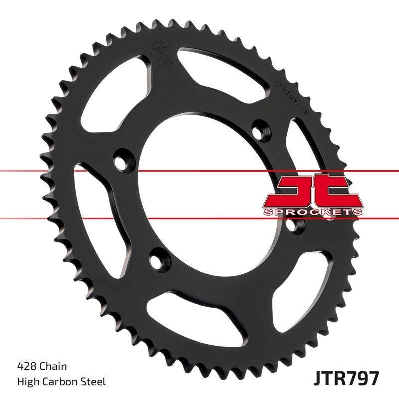 Jt Zębatka Tylna 4488 51 Kawasaki Klx 125 '03-06, Suzuki Dr-Z 125 '03-20 44 - zdjęcie 2