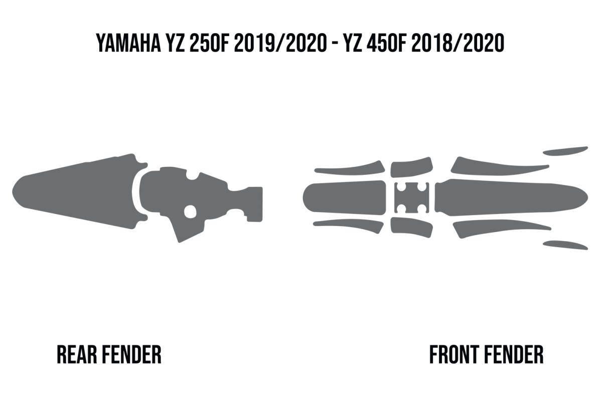 Twin Air Okleina Przeciwbłotna Yamaha Yz 250F '19-22', Yz 450F '18-21'' Mud - zdjęcie 2