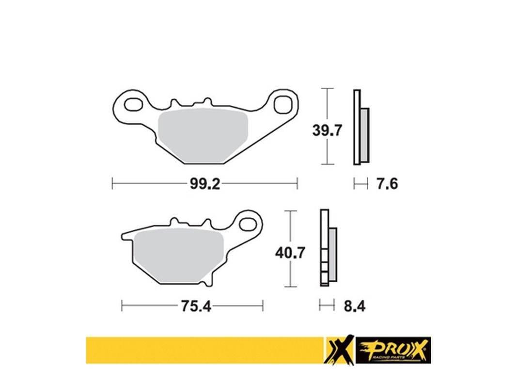 Prox Klocki Hamulcowe Kh401 Suzuki Rm 85 '05-22 Tył
