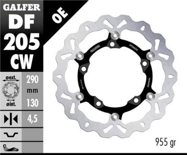 Galfer Tarcza Hamulcowa Pływająca Przód 290Mm Kawasaki Ninja 125 19- Ninja