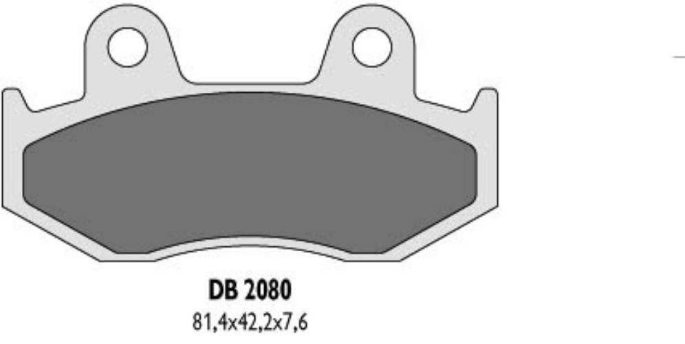 Delta Braking Klocki Hamulcowe Kh92, Kh323 - Zastępują Db2080Mx-N Oraz Db20