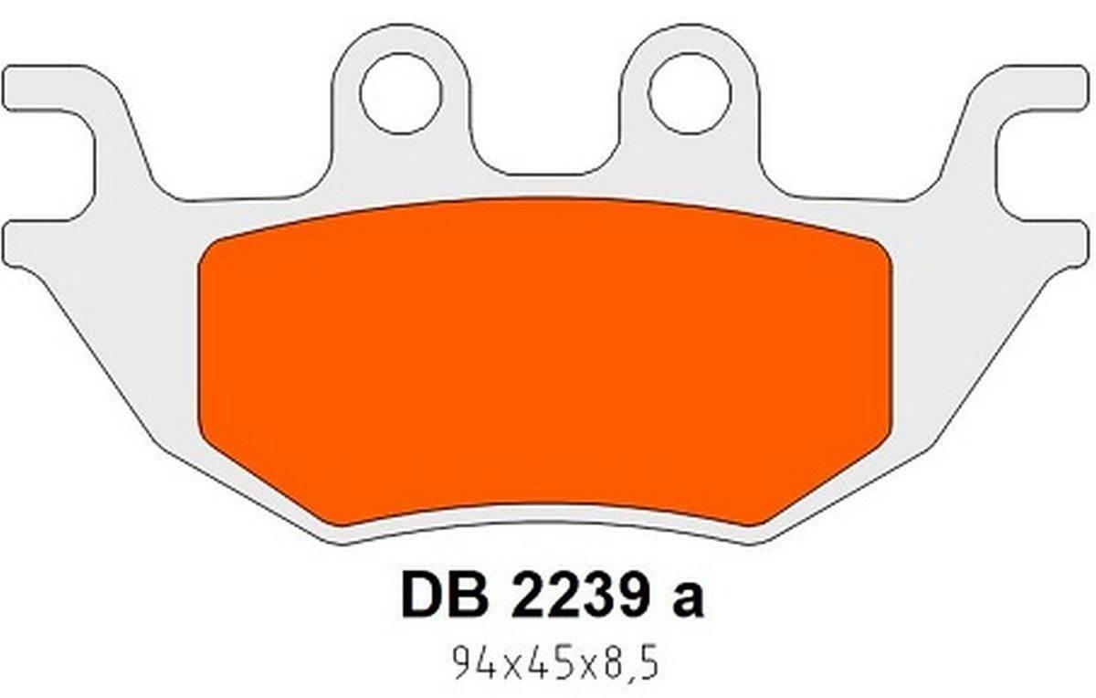 Delta Braking Klocki Hamulcowe Kh686 Tył Prawy/Lewy Kawasaki Kaf Mule 820 '