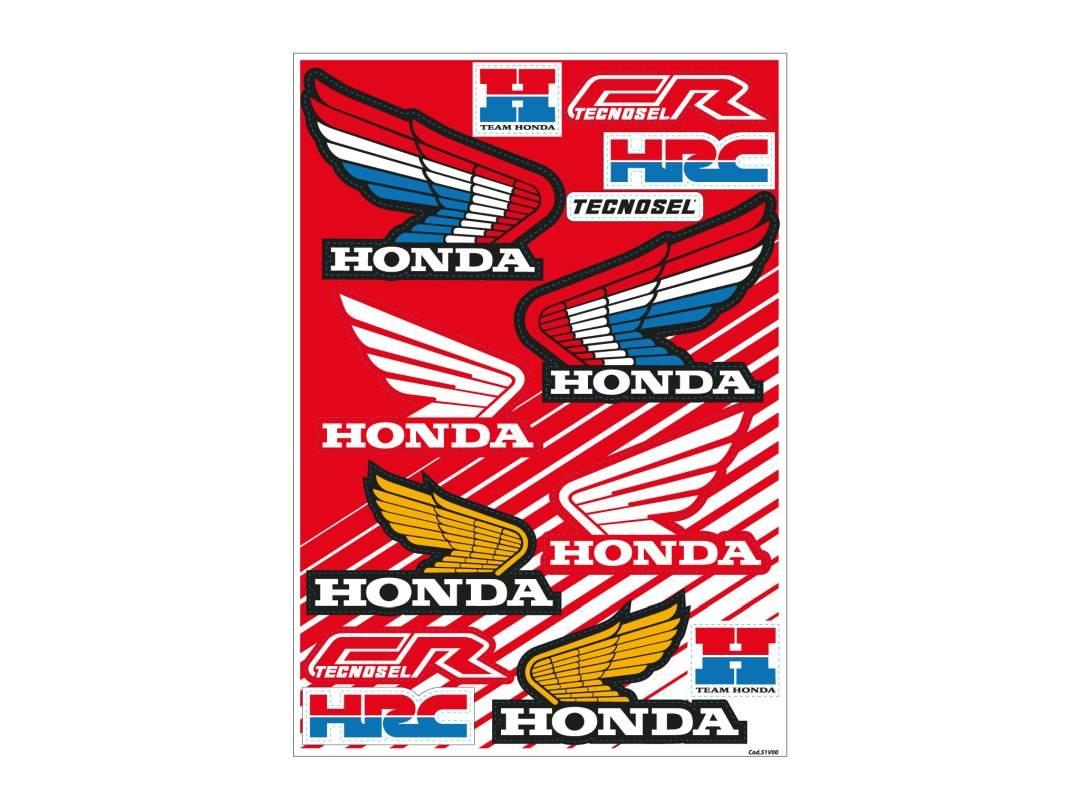 Tecnosel Blackbird Komplet Naklejek Oklein Reklamowych, Logo Honda Vintage