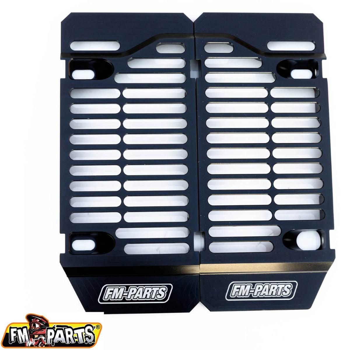 Fm-Parts Osłony Chłodnicy Kratki Aluminium Sherco '14-'24 Kolor Czarny