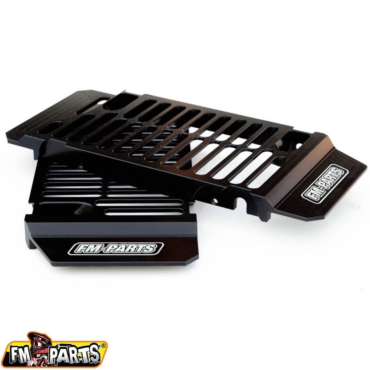 Fm-Parts Osłony Chłodnicy Kratki Aluminium Sherco '14-'24 Kolor Czarny - zdjęcie 2