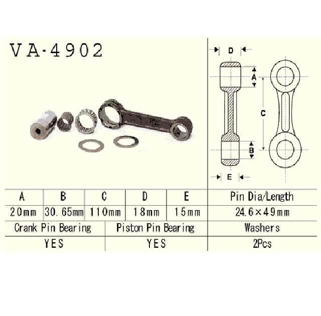 Vesrah Korbowód Kawasaki Js 550 550 Sx '82-'90 A1,A2,A3,A4,A5,A6,A7,A8,B1 S