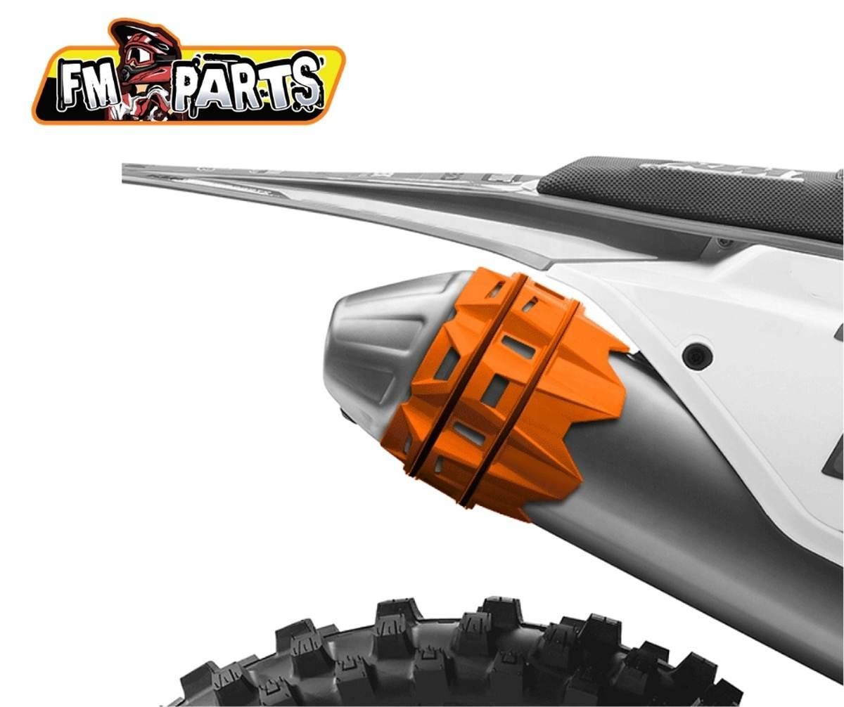 Fm-Parts Osłona Tłumika Uniwersalna Kolor Pomarańczowy - zdjęcie 3