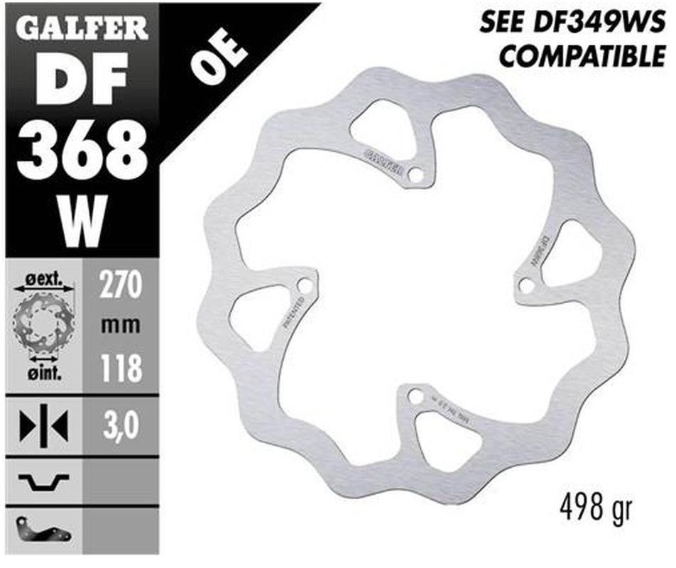 Galfer Tarcza Hamulcowa Przód Suzuki Rm 250Z '19-, Rmx 450Z '18- Wave 270X1