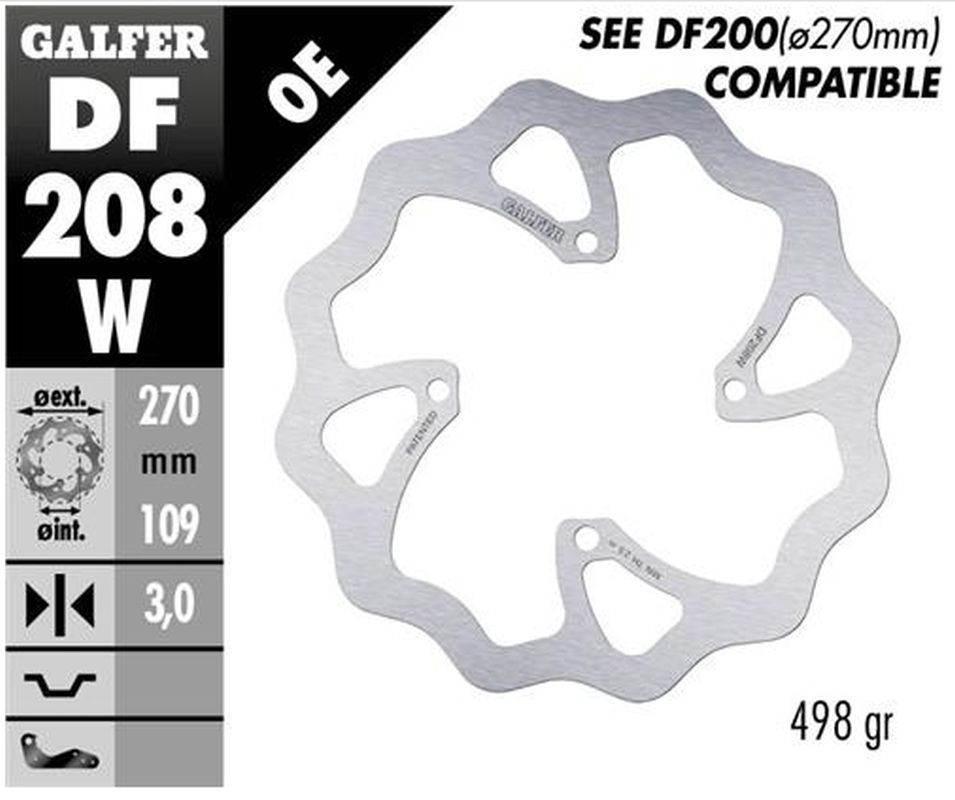 Galfer Tarcza Hamulcowa Przód Kawasaki Kx 250F/450F '15-, Kx 250X/450X '21-