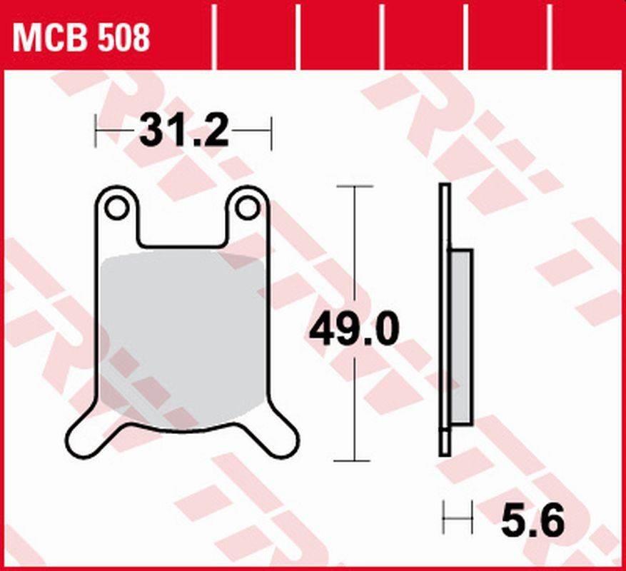 Trw Zf Klocki Hamulcowe Kh050 Organic Puch Cobra 6Gt, Monza 4 '80-'84, Zund