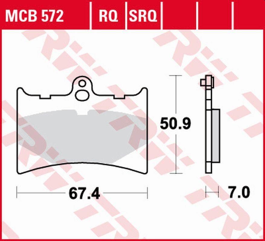 Trw Zf Klocki Hamulcowe Kh126 Organic Sport Aprilia Af-1 125 '89-'92, Rs 12