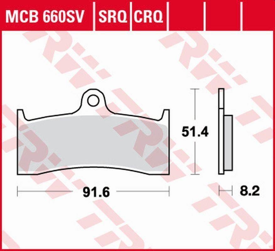 Trw Zf Klocki Hamulcowe Kh424 Sinter Street Buell M2/S3/X1 1200 '98-'02, Ho