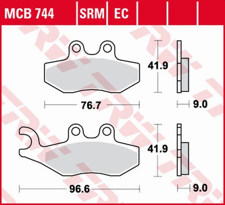 Trw Zf Klocki Hamulcowe Kh353 Sinter Aprilia Sportcity 2T 50 '08-'13, Sport