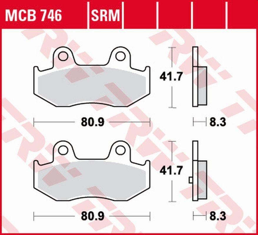 Trw Zf Klocki Hamulcowe Kh323 Sinter Kawasaki Sc 250 Epsilon '02, Suzuki An