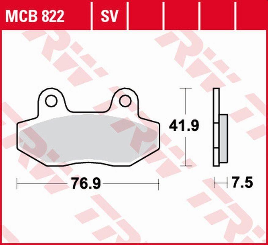 Trw Zf Klocki Hamulcowe Kh086 Sinter Street Hyosung Gt '03-'17, Gv 125 '00-