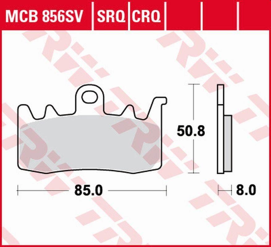 Trw Zf Klocki Hamulcowe Kh630 Carbon Racing Bmw R 1200R/Rs '14-'18, S 1000X