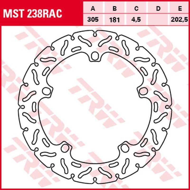 Trw Zf Tarcza Hamulcowa Przód Bmw R 1100S '98-'00, R 1200Gs/Adv '04-'18 305