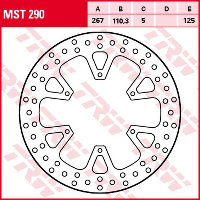 Trw Zf Tarcza Hamulcowa Tył Ktm 1050 Adv '15-'16, 1090 Adv/R '17-'19, 1190