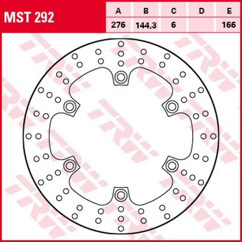 Trw Zf Tarcza Hamulcowa Przód Yamaha Fjs 400 Silverwing '09-'16, Fjs 600 Si