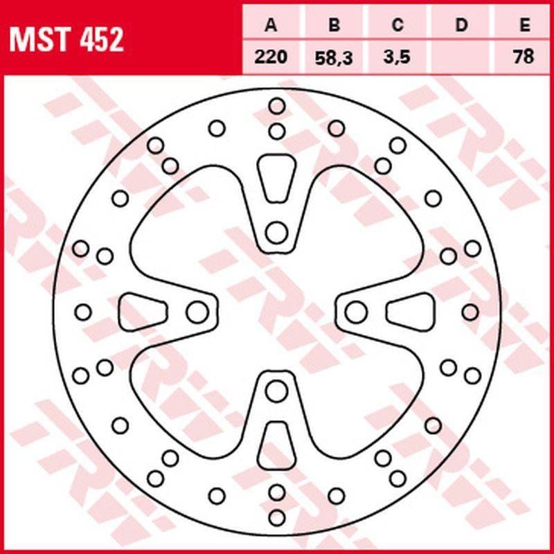 Trw Zf Tarcza Hamulcowa Przód Honda Nsc 50 Vision '12-, Afs 110 '12-, Nsc 1