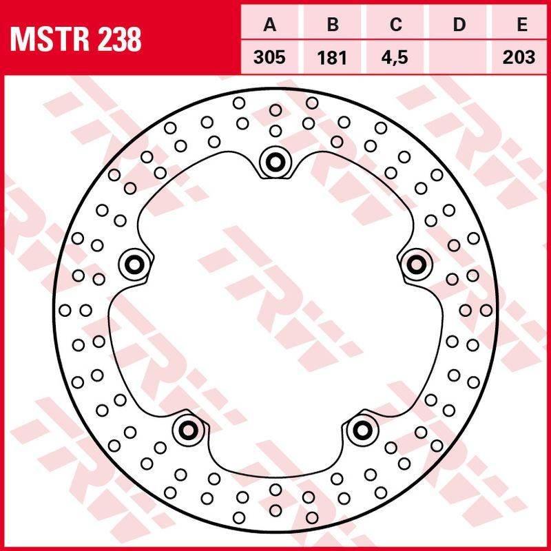 Trw Zf Tarcza Hamulcowa Przód Bmw R 1100S '98-'00, R 1200Gs/Adv '04-'07 305
