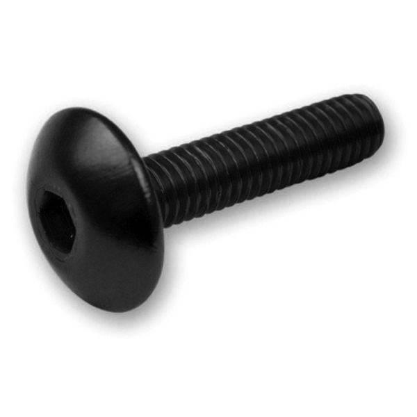 V Parts Vicma Zestaw Śrub Owiewki M6X20 6Szt. Kolor Czarny Imbusowa Płaska