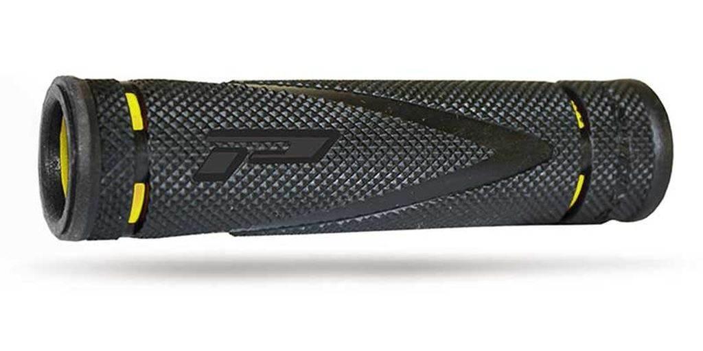 Progrip Manetki Pg838 Atv 22+22Mm, Dł.125Mm Kolor Czarny/Żółty Dwuskładniko