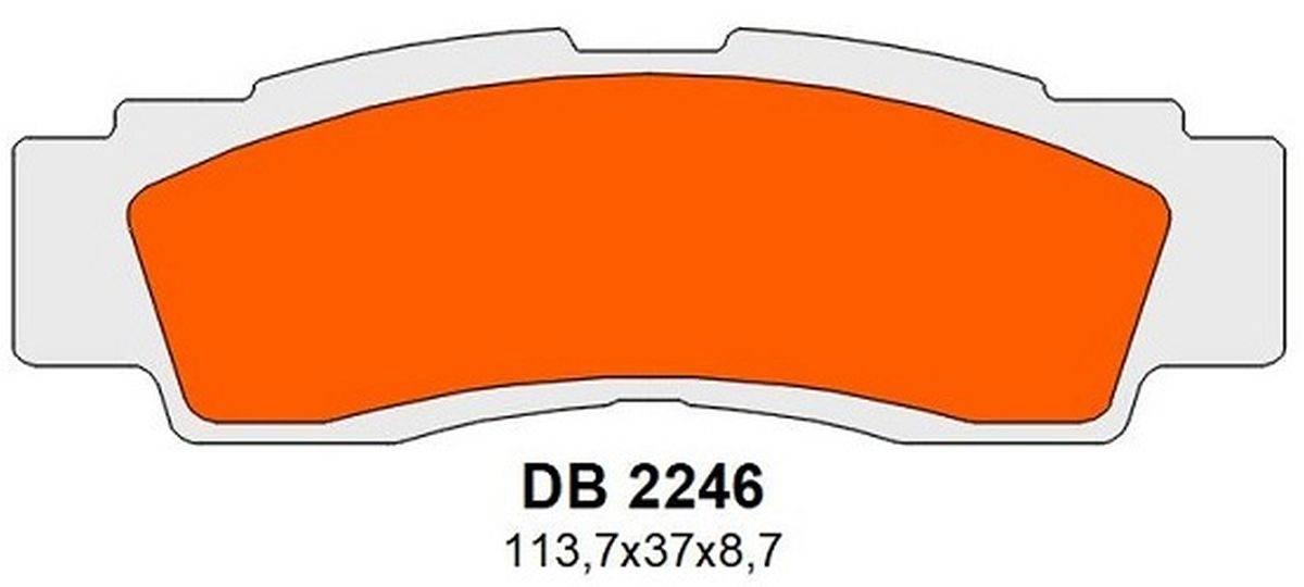 Delta Braking Klocki Hamulcowe Kh676 Przód Yamaha Yxf 1000R Wolverine '21-'