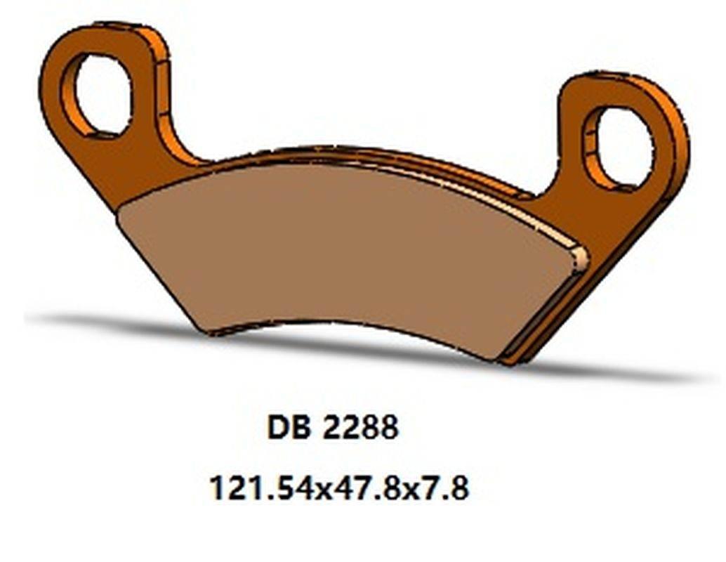 Delta Braking Klocki Hamulcowe Kh742 Tył Arctic Cat Prowler 812 Pro '19-'21