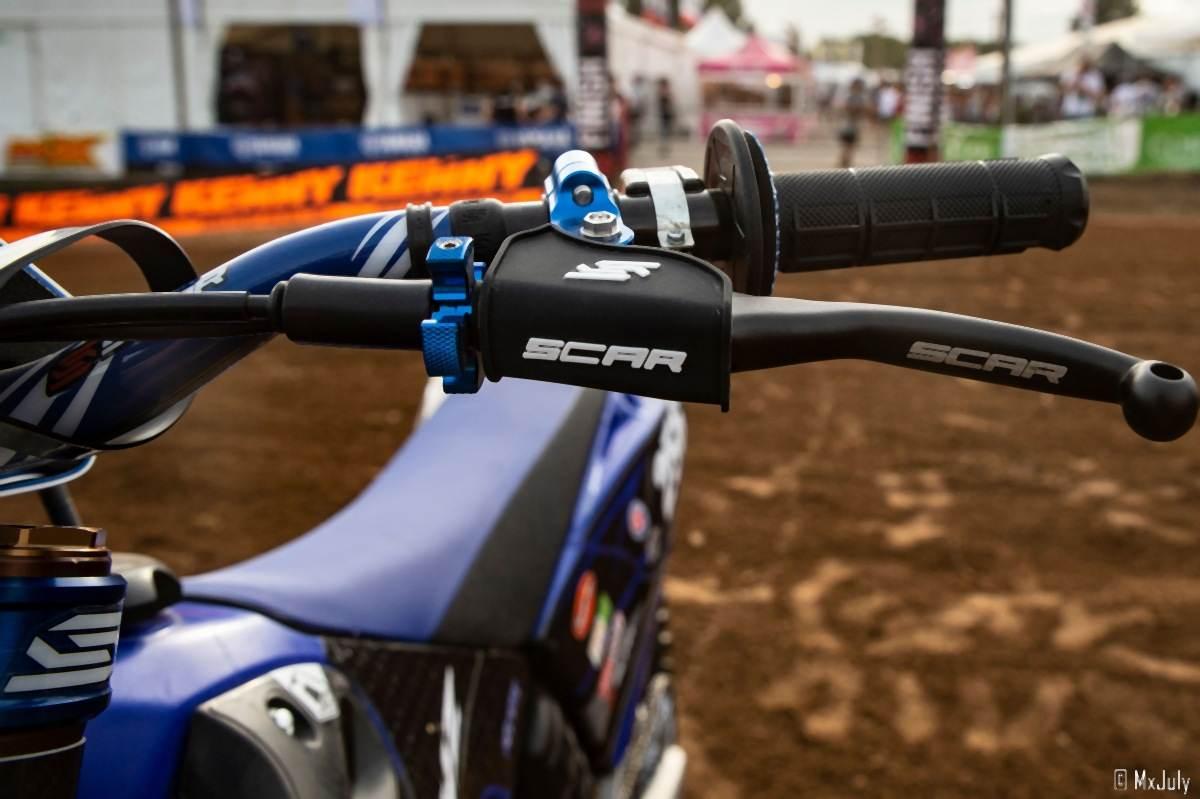Scar Racing Klamka Sprzęgła Dźwignia Z Mocowaniem Kompletna Kolor Czarny/Ni - zdjęcie 2