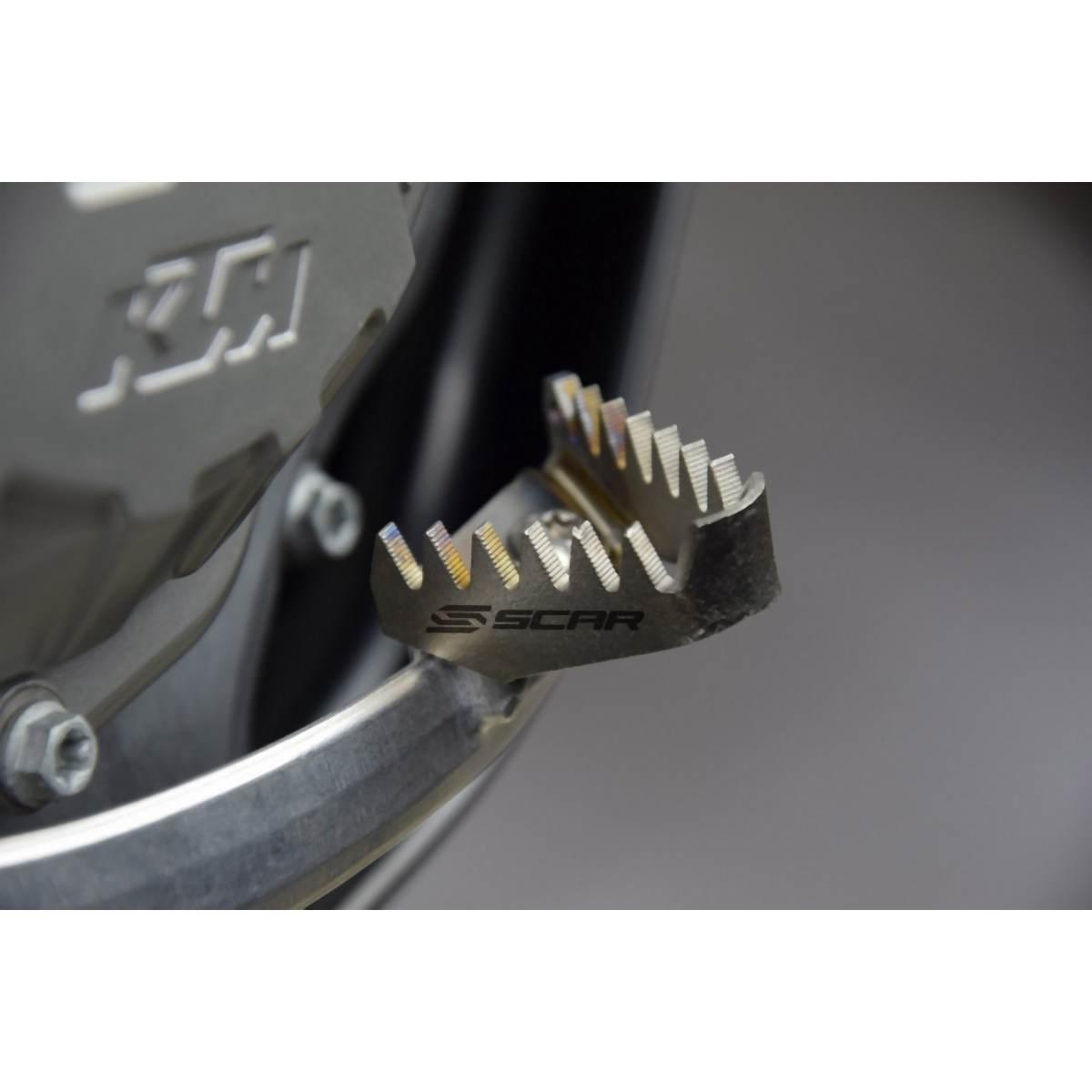 Scar Racing Tytanowa Końcówka Dźwigni Hamulca Tylnego Ktm Husqvarna Sherco - zdjęcie 2