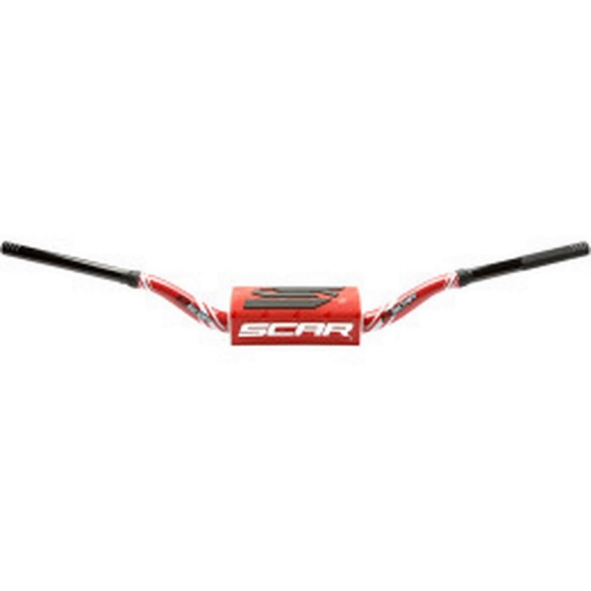 Scar Racing Kierownica 28,6Mm Model Rc Bend Kolor Czerwony/Czarny Gąbka Kol